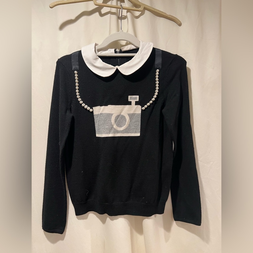 Black Collared Sweater